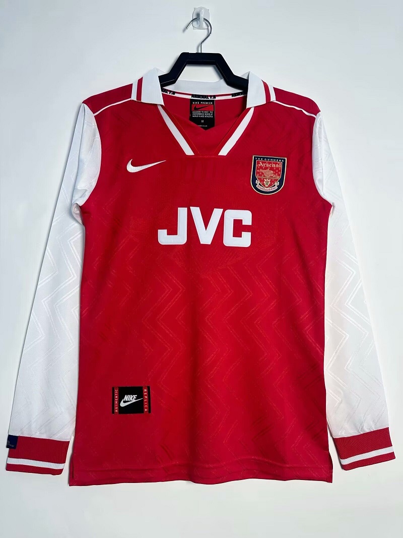 AAA Quality Arsenal 96/98 Home Long Soccer Jersey